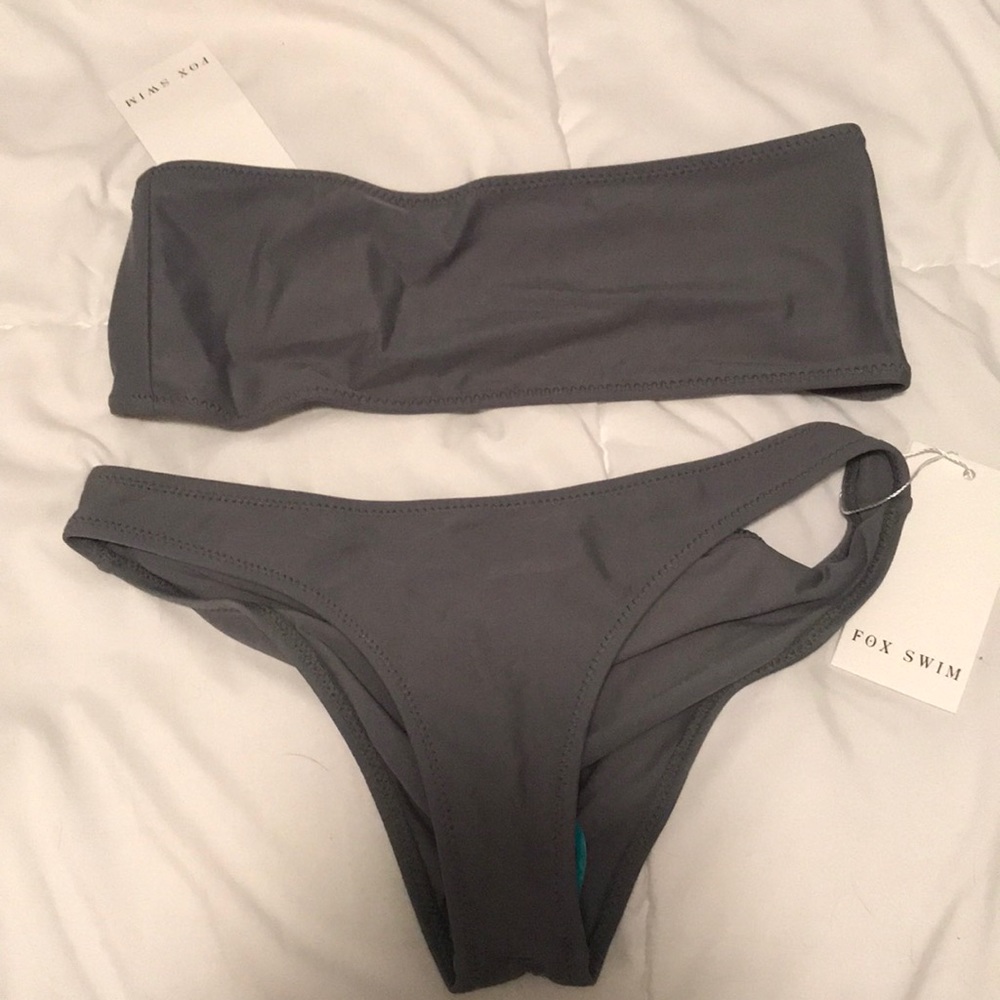 White Fox Bikini. NEVER WORN!